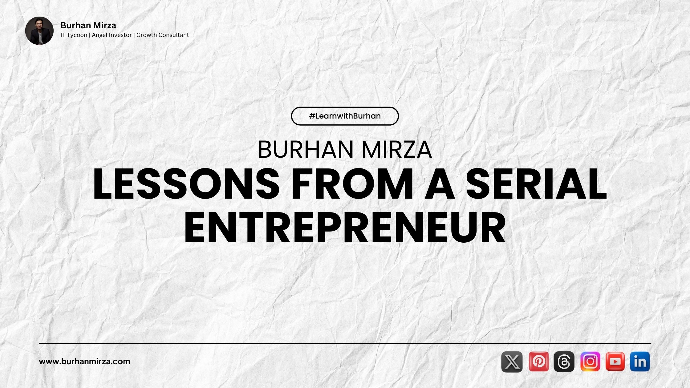 Muhammad Burhan Mirza Learning knowledge